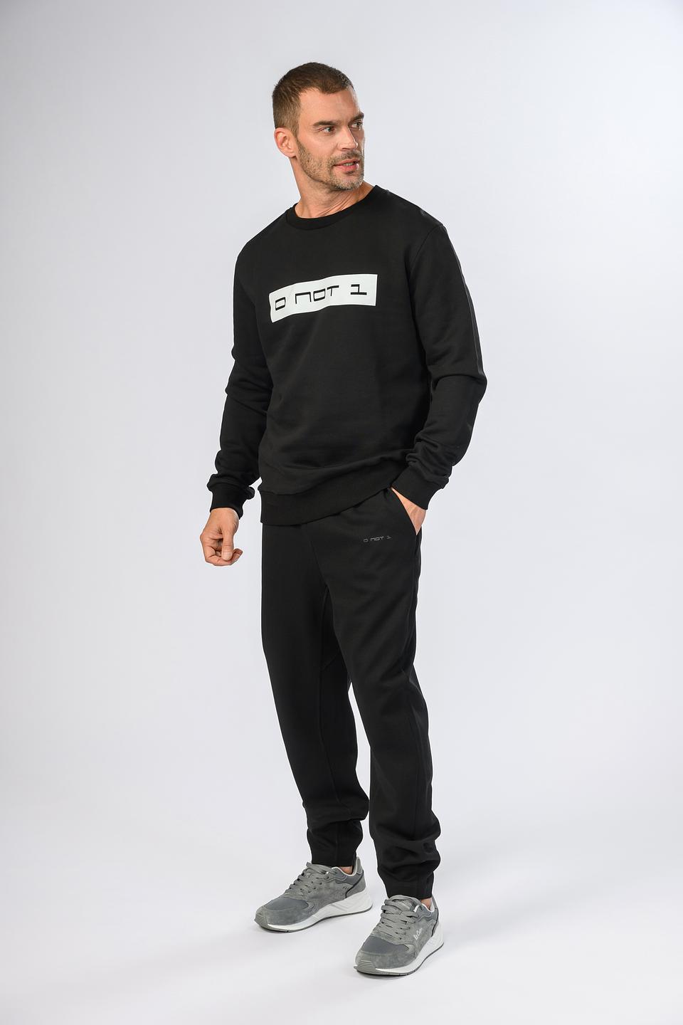 Свитшот Onot1 чёрный с логотипом