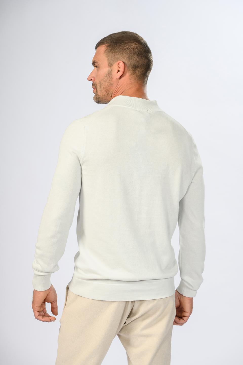 Пуловер Strellson муж. с молнией серый