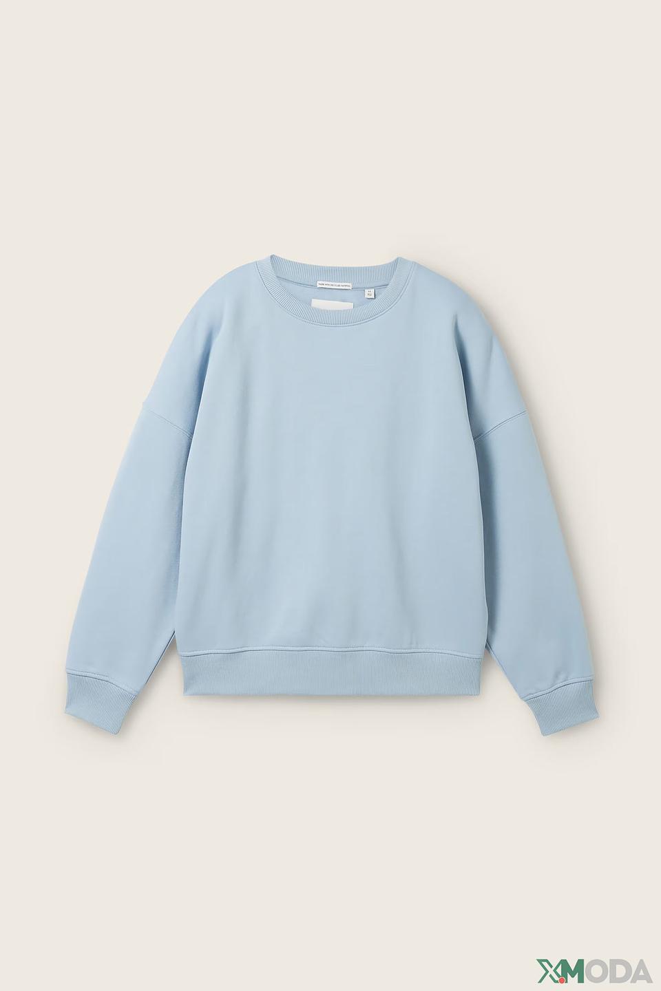 Свитшот Tom Tailor голубой