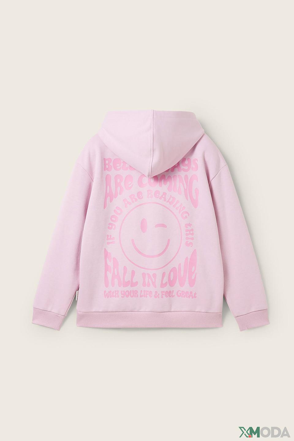 Худи Tom Tailor для девочки, розовый