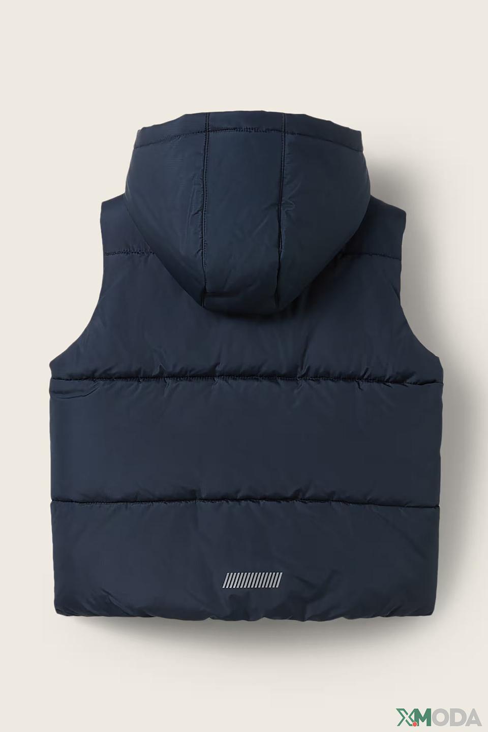 Жилет Tom Tailor синий с капюшоном