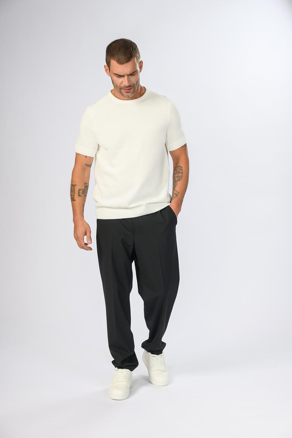 Брюки Hugo мужские черные с резинкой