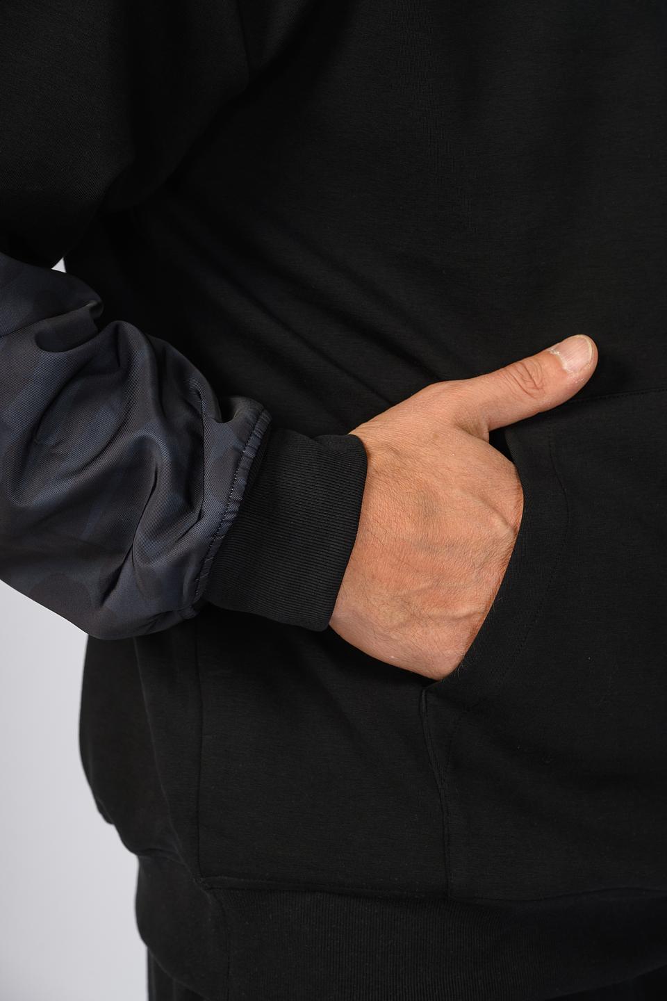 Толстовка Hugo с капюшоном чёрный