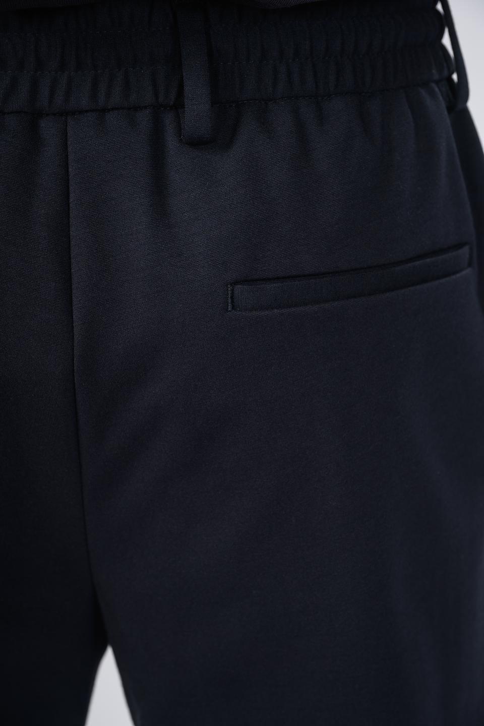 Брюки Boss Black темно-синие с резинкой