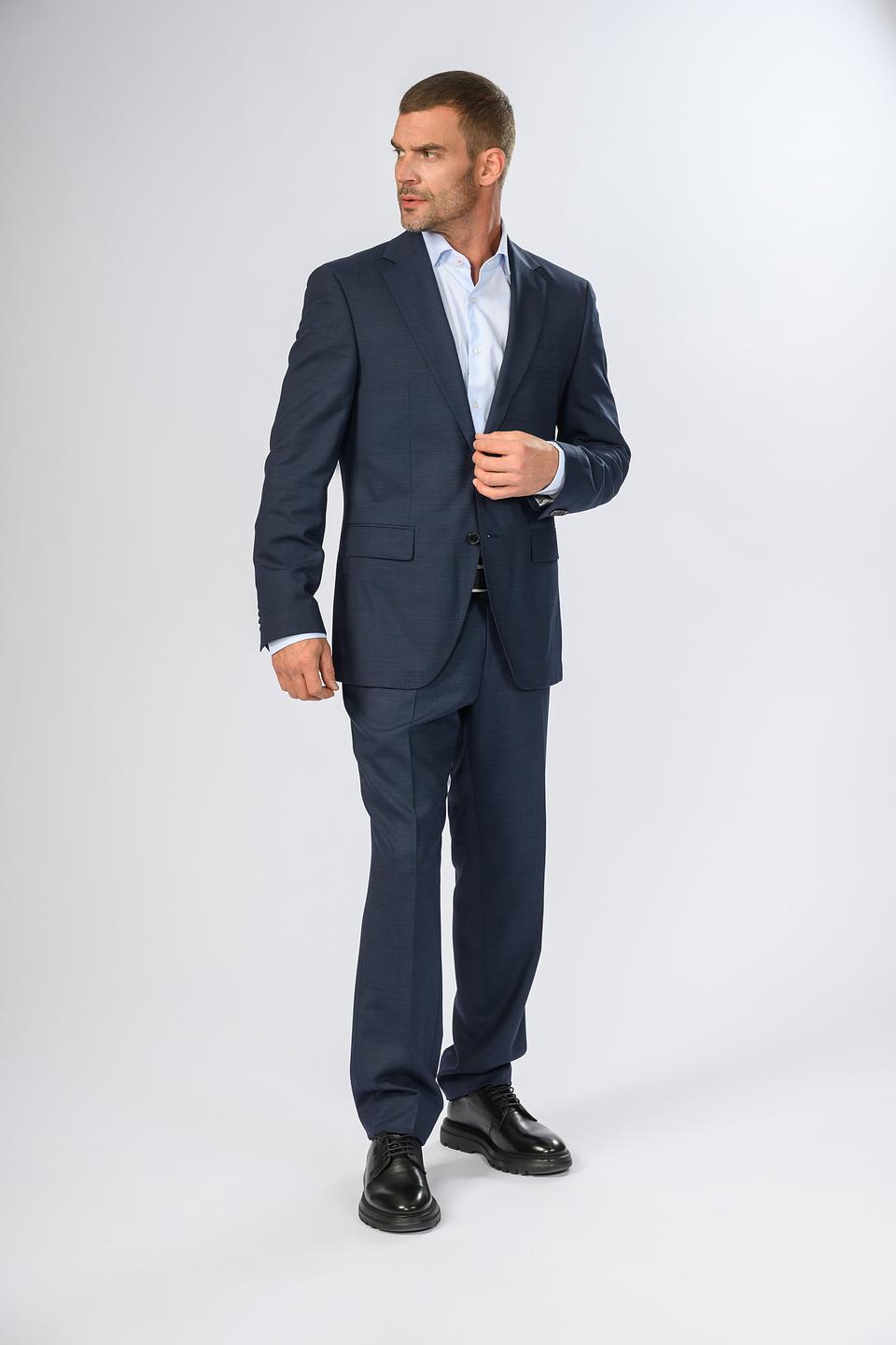 Костюм классический Boss Black синий