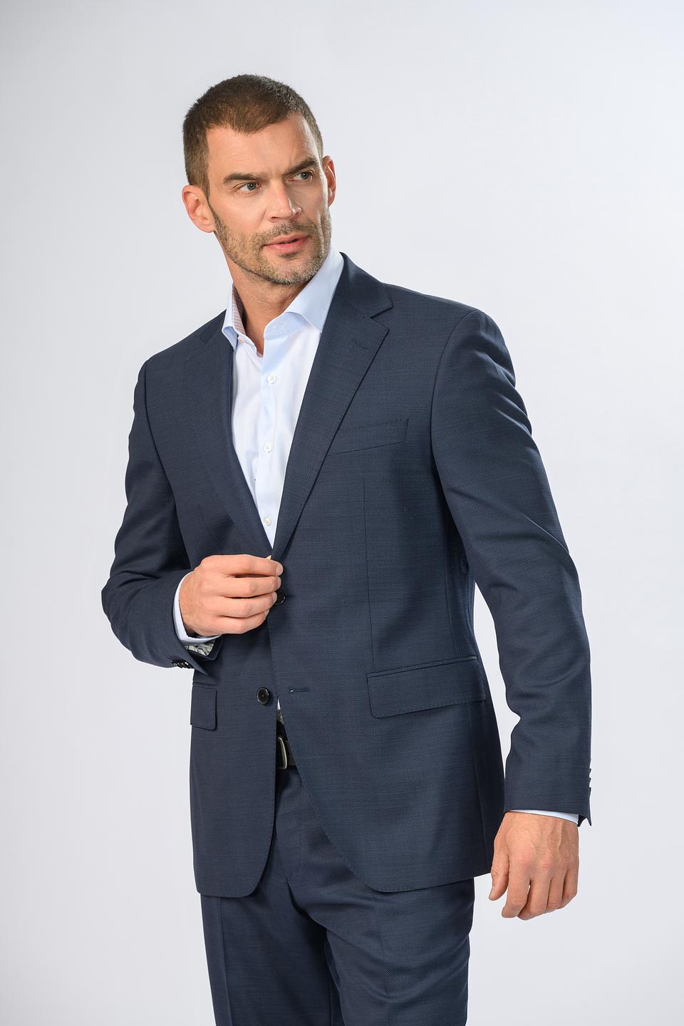 Костюм классический Boss Black синий