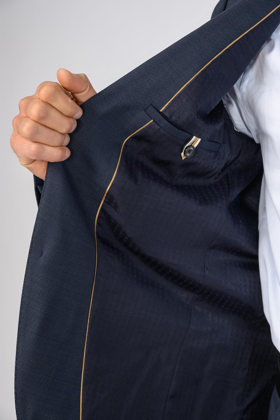 Костюм классический Boss Black синий