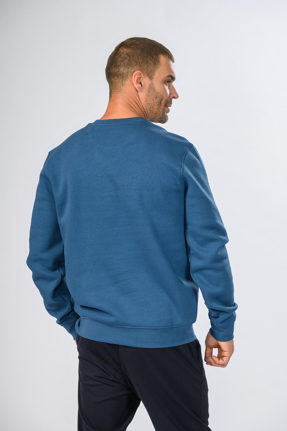 Свитшот Guess логотип синий