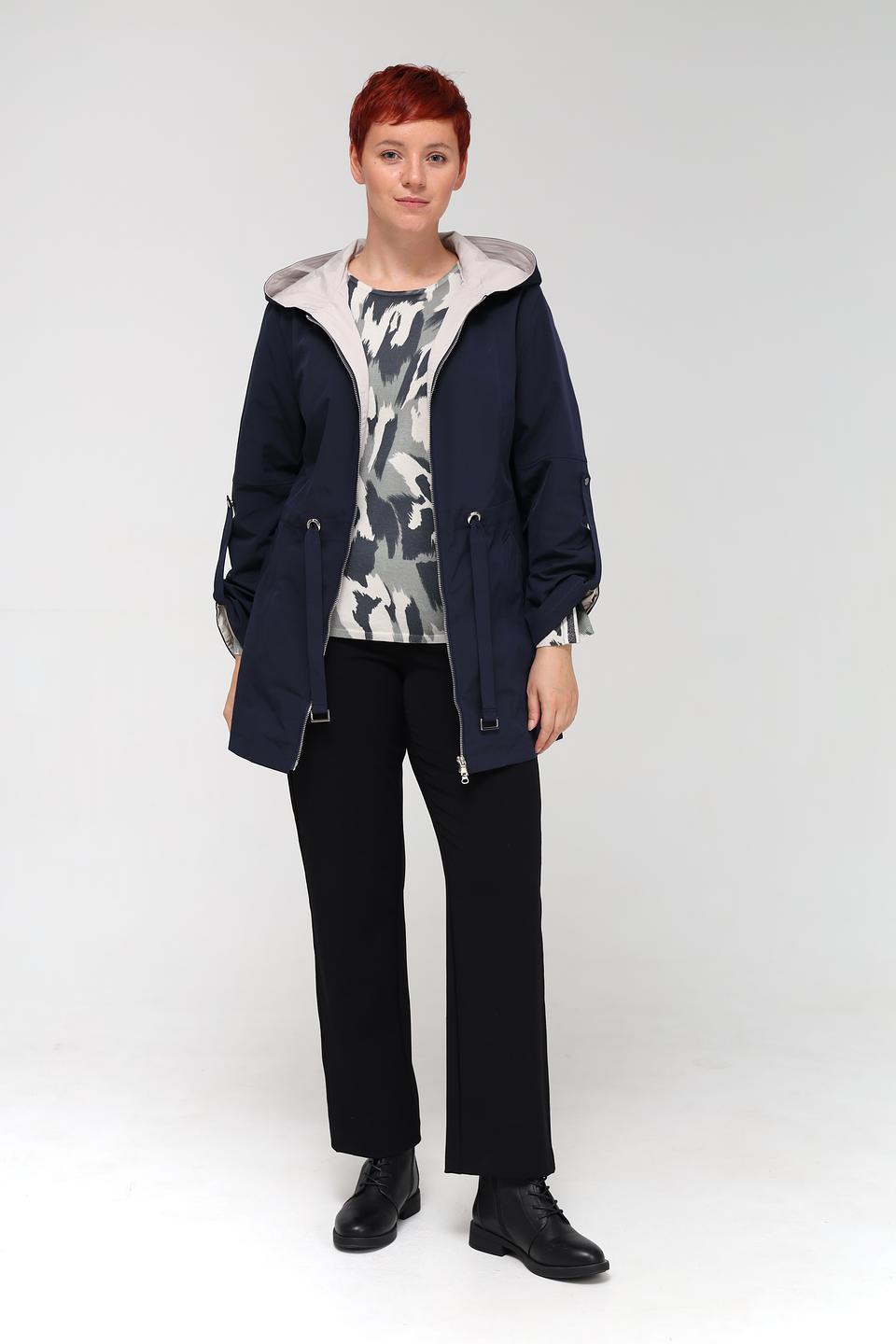 Куртка Pezzo синяя с капюшоном