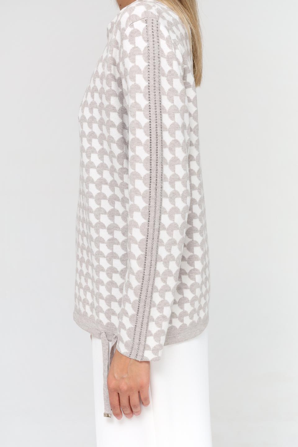 Пуловер Passioni с геометрическим рисунком