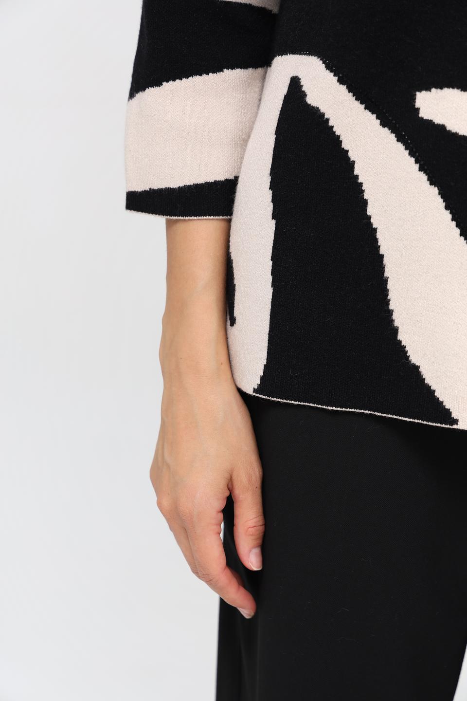 Пуловер Passioni с абстрактным рисунком