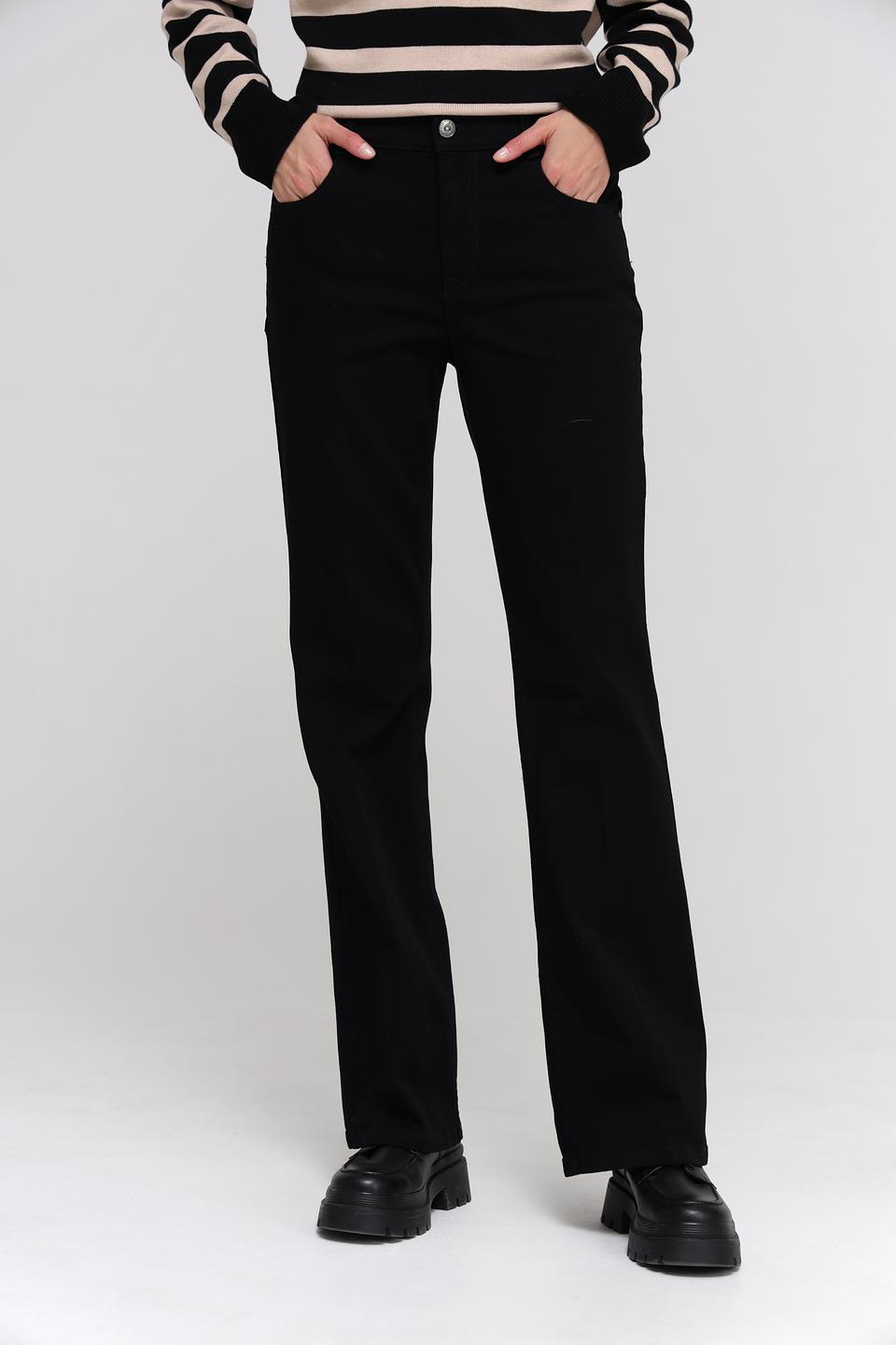 Джинсы Gardeur чёрные прямые