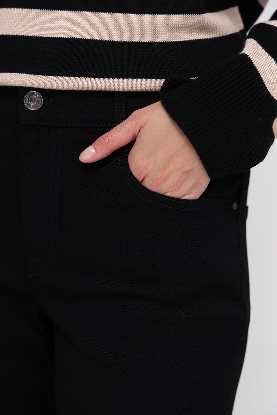 Джинсы Gardeur чёрные прямые