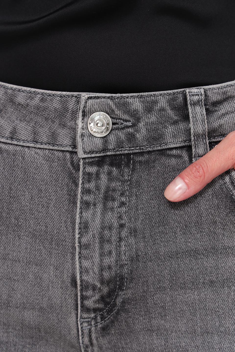 Джинсы Oui серые wide leg