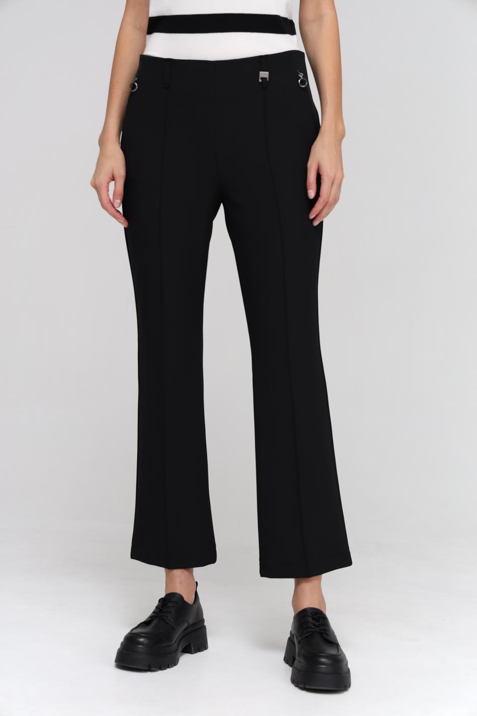 Брюки Bianca клёш чёрные