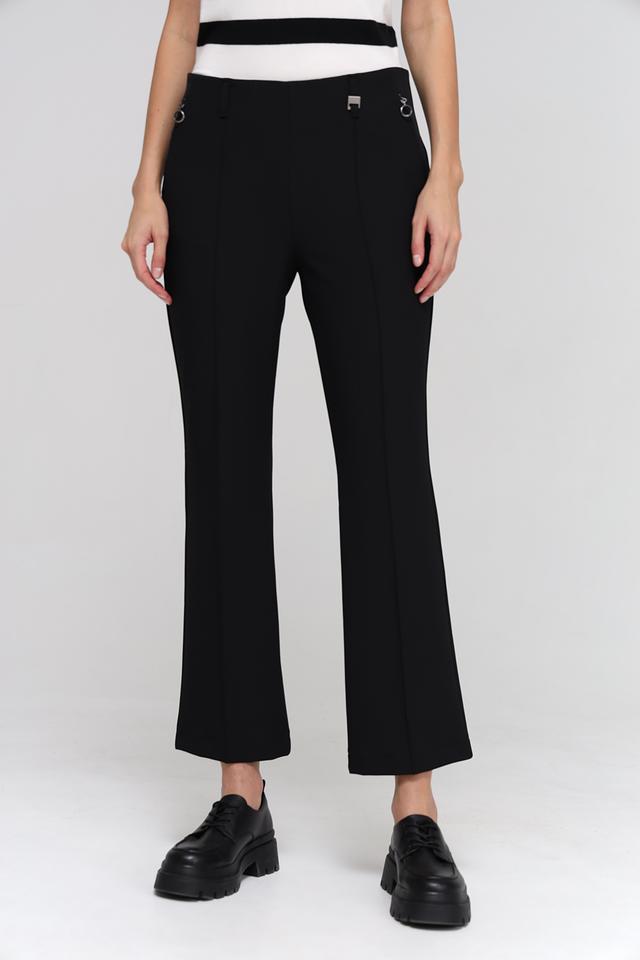 Брюки Bianca клёш чёрные