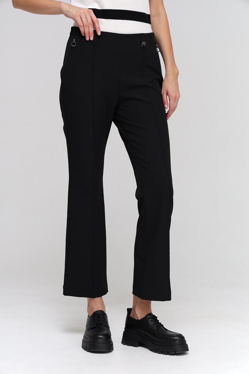 Брюки Bianca клёш чёрные