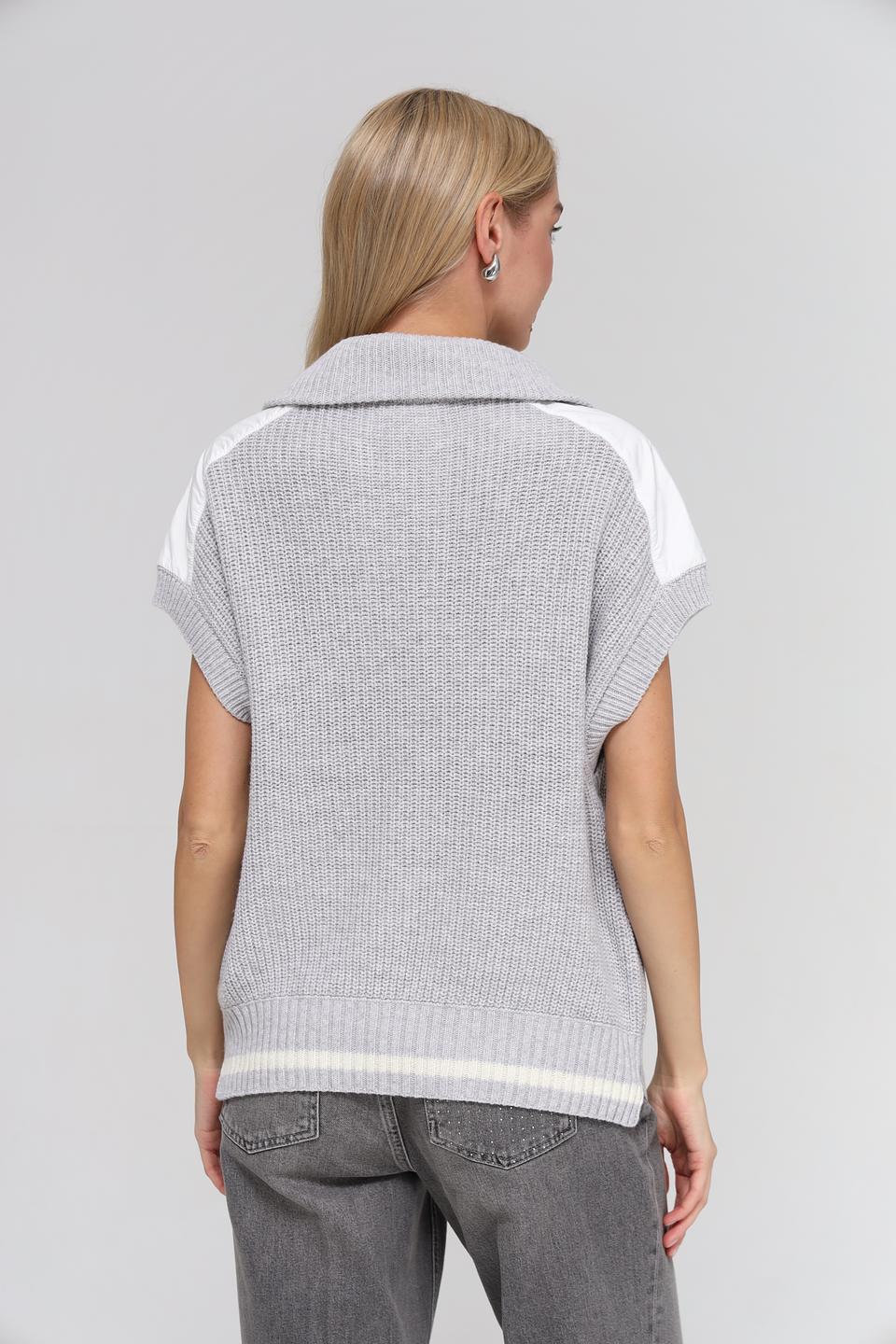 Жилет Marc Cain вязаный серый