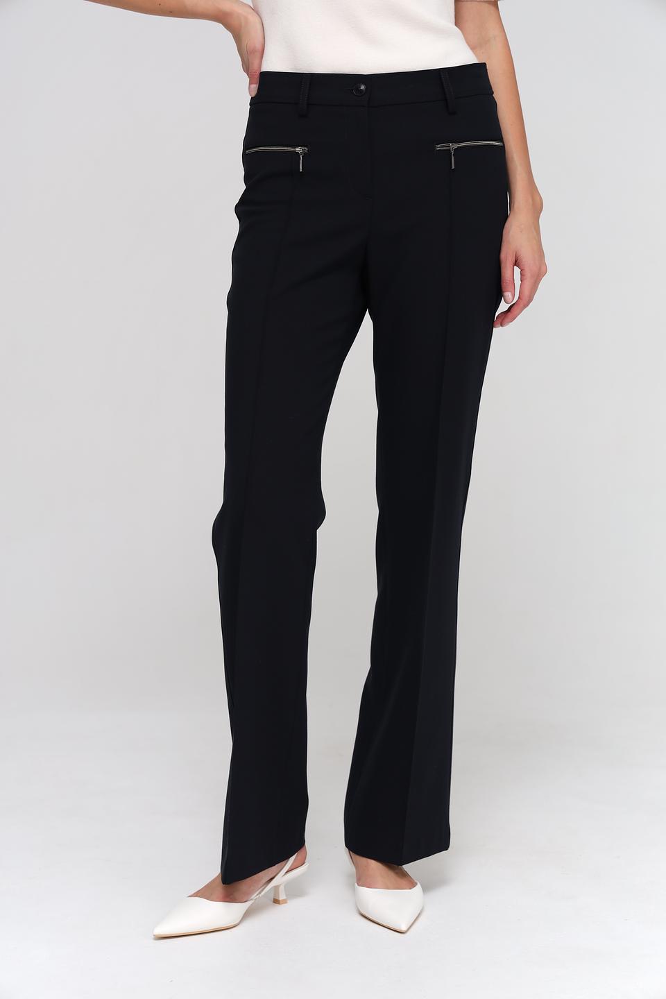 Брюки Gardeur чёрные с молниями