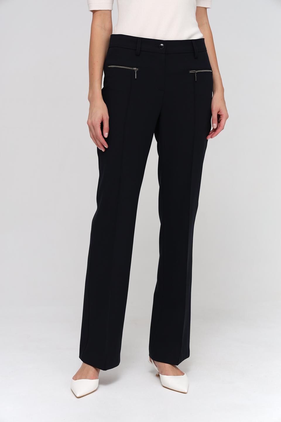 Брюки Gardeur чёрные с молниями