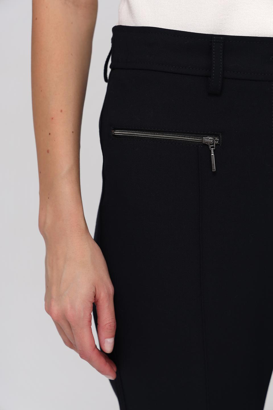 Брюки Gardeur чёрные с молниями