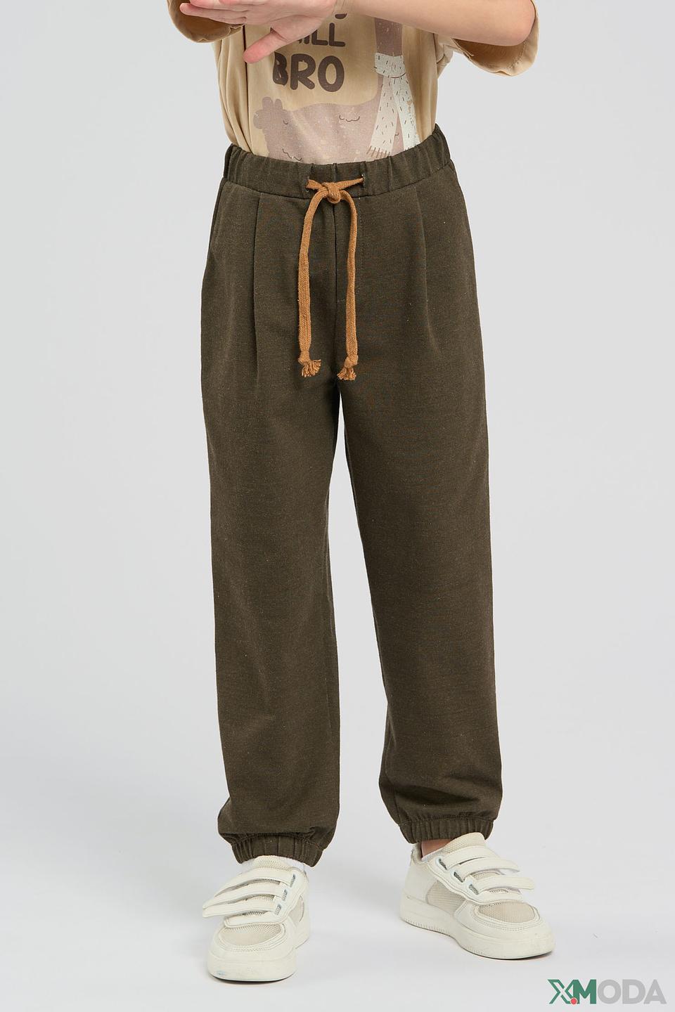 Брюки Choupette хаки с манжетами