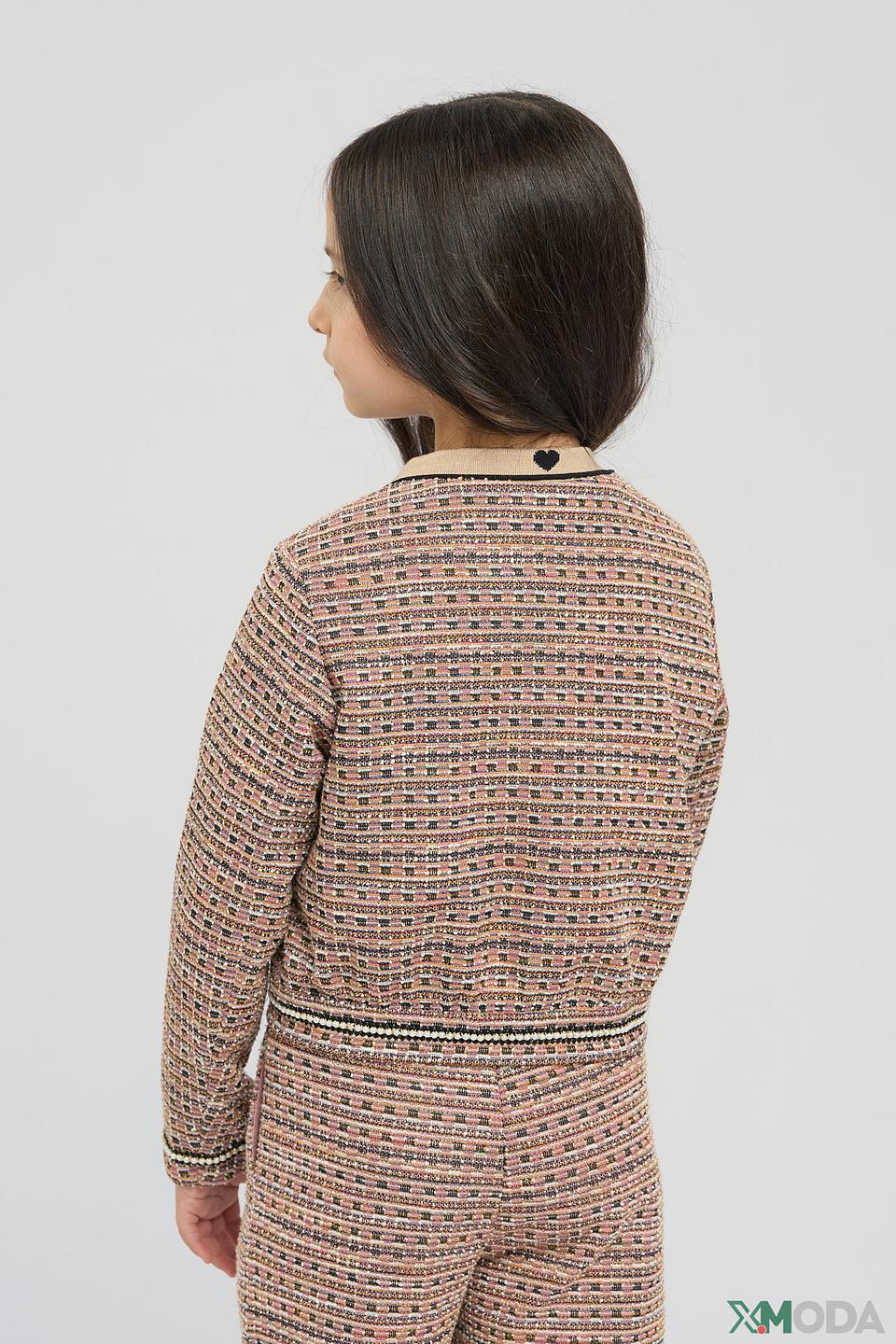 Детская куртка Choupette в стиле твид с декором