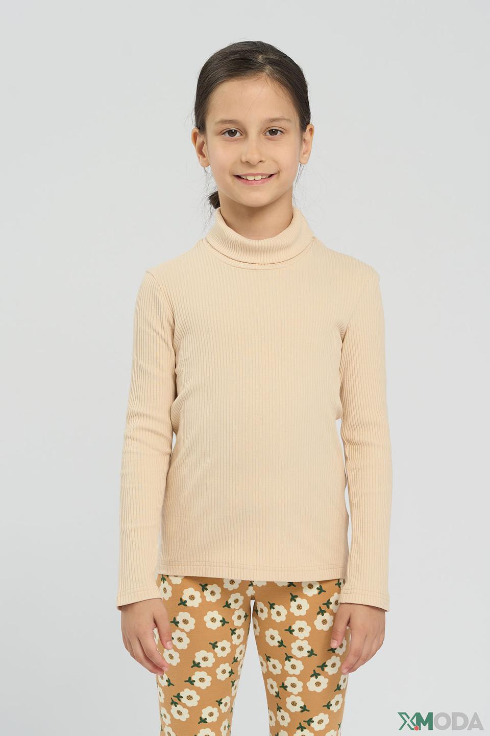 Детская водолазка Choupette, бежевый, в рубчик