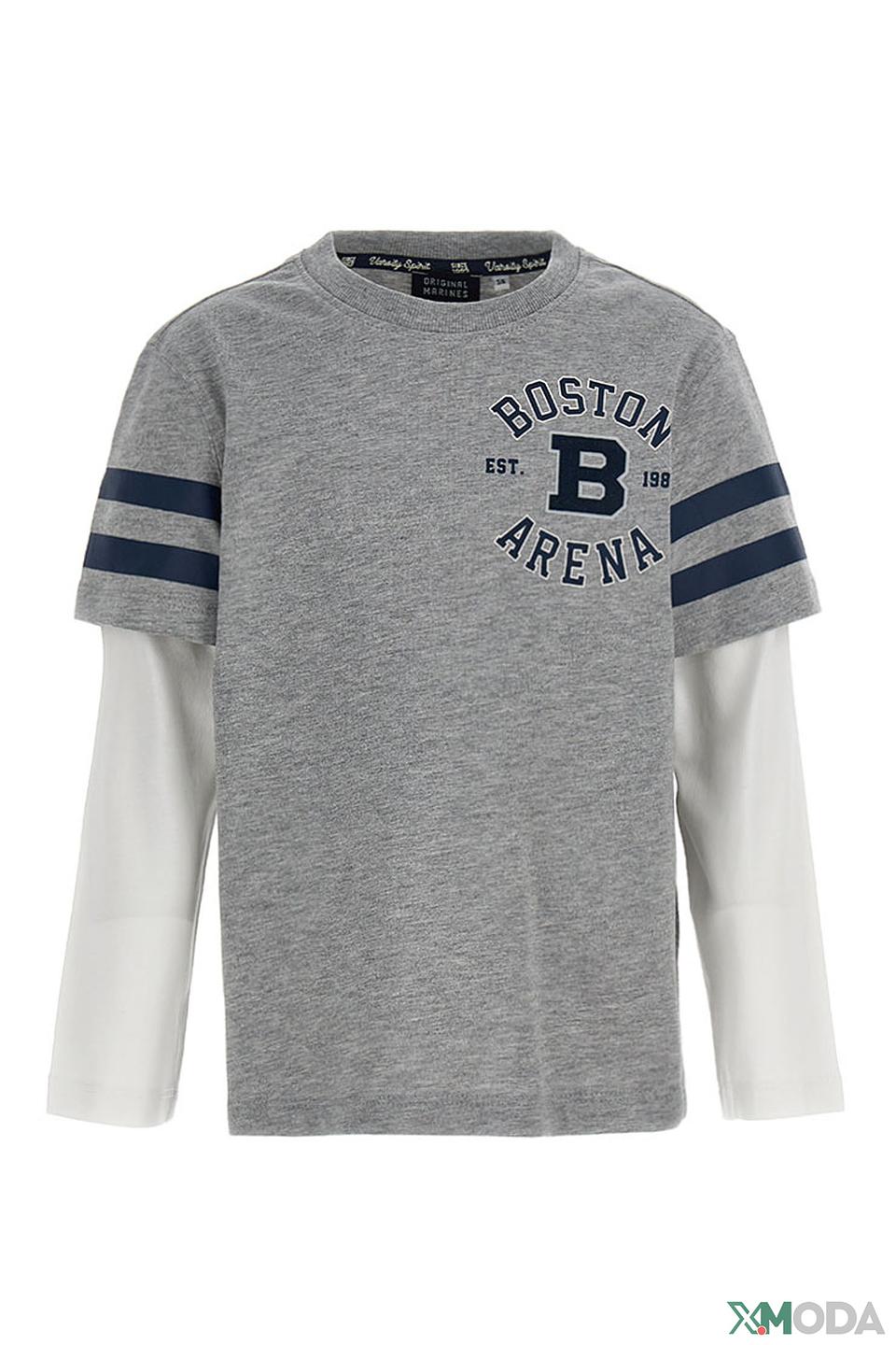 Футболка Original Marines серая с принтом