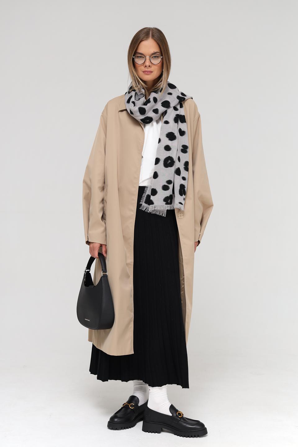 Шарф Fraas с леопардовым принтом