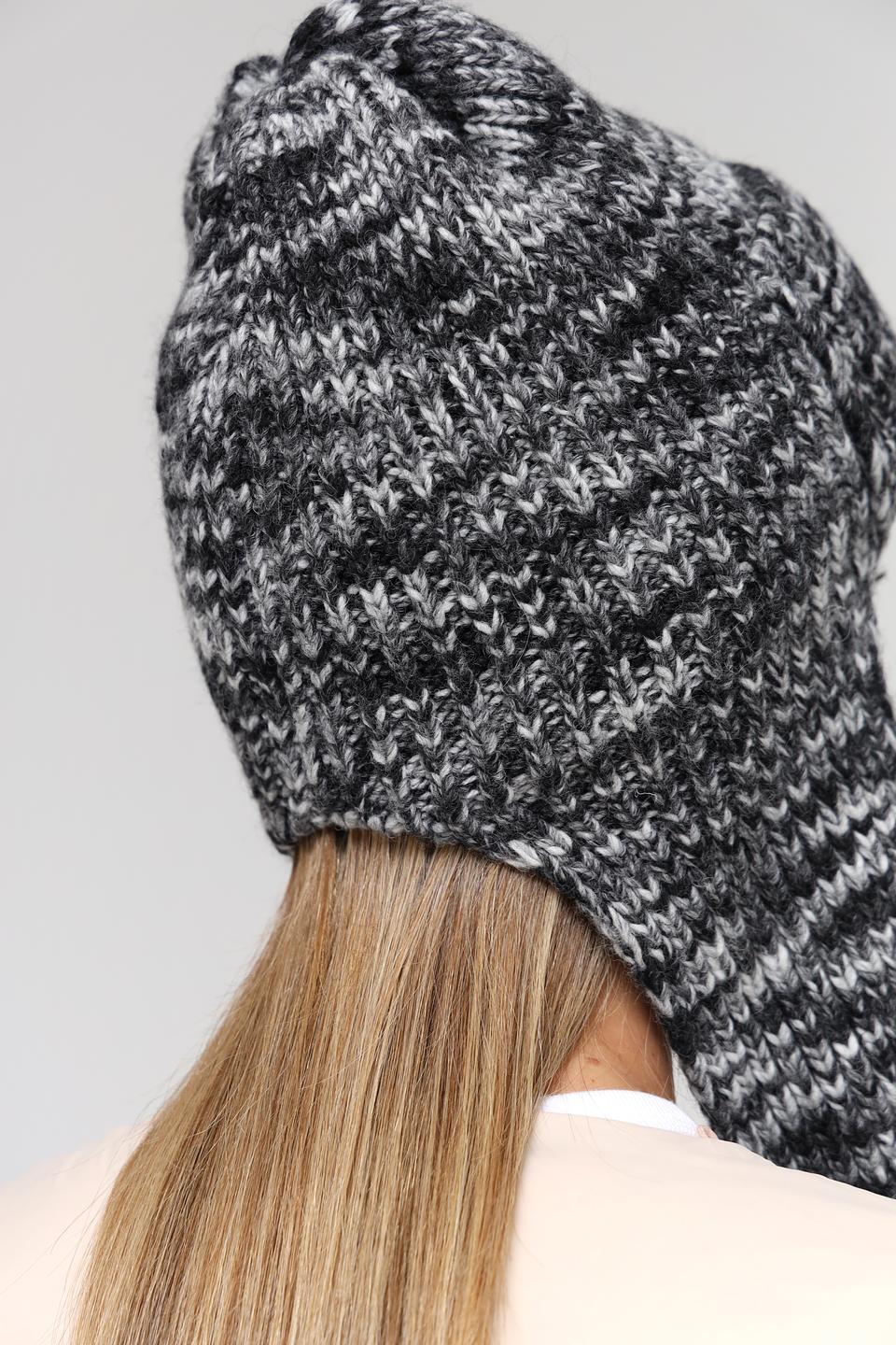 Шапка Marhatter с ушами меланж