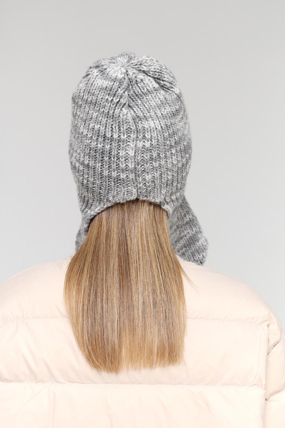 Шапка Marhatter с ушами серая