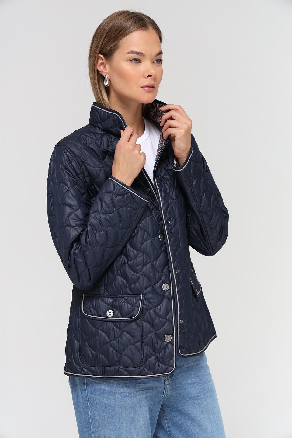 Куртка Lebek стеганая синяя