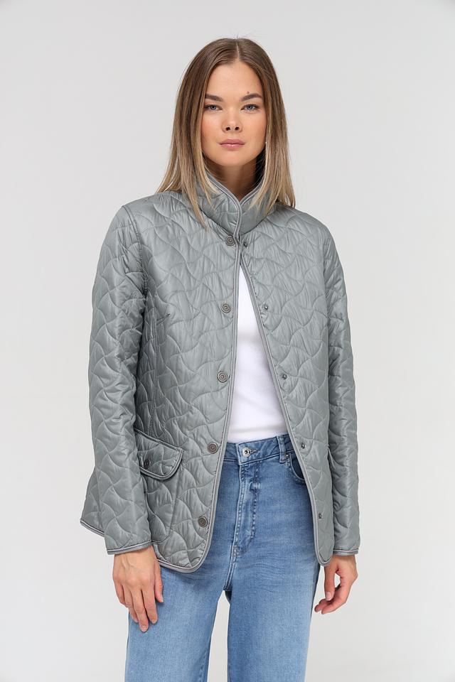 Куртка Lebek стеганая серая