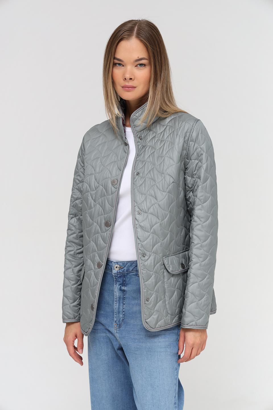 Куртка Lebek стеганая серая