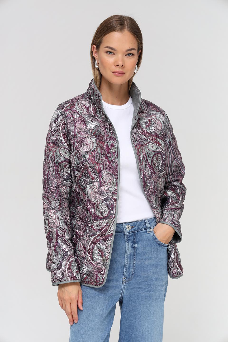 Куртка Lebek стеганая серая