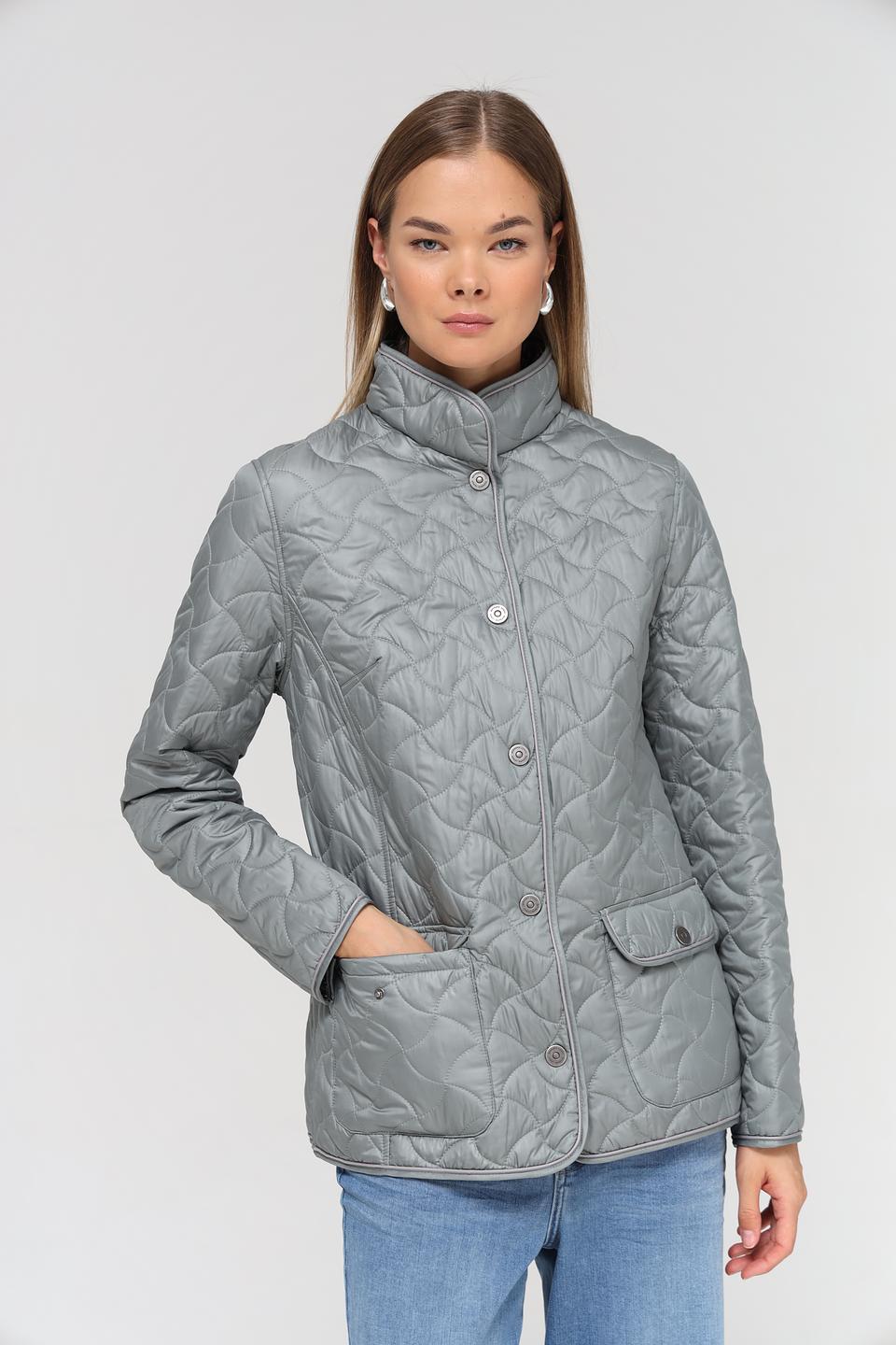 Куртка Lebek стеганая серая