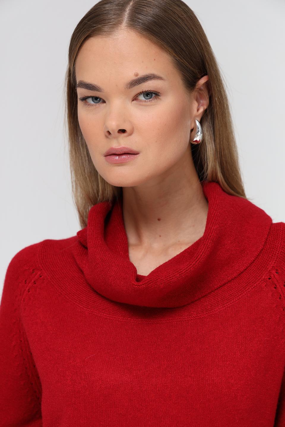 Пуловер Passioni с воротником-холом