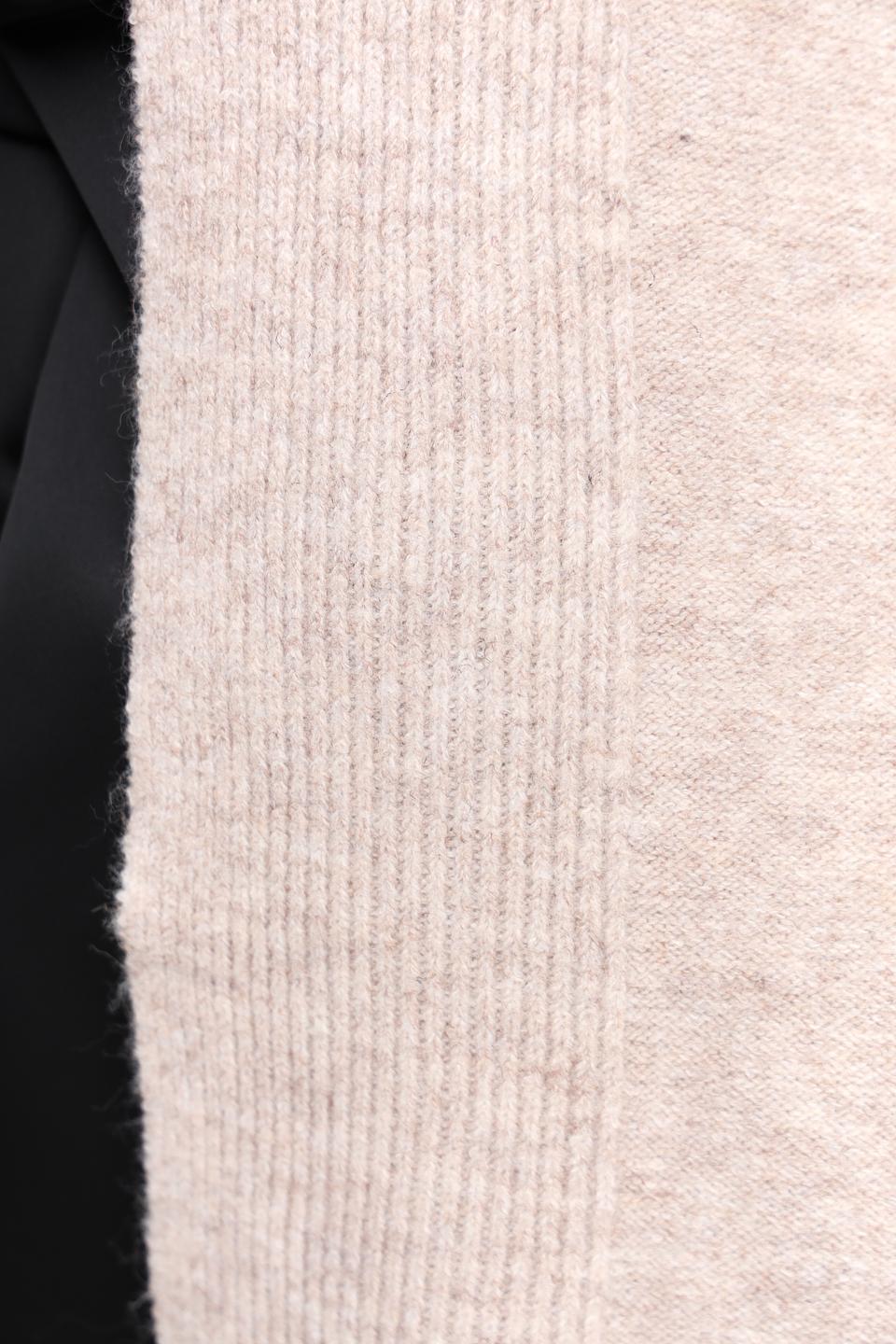 Шарф Fraas бежевый с капюшоном