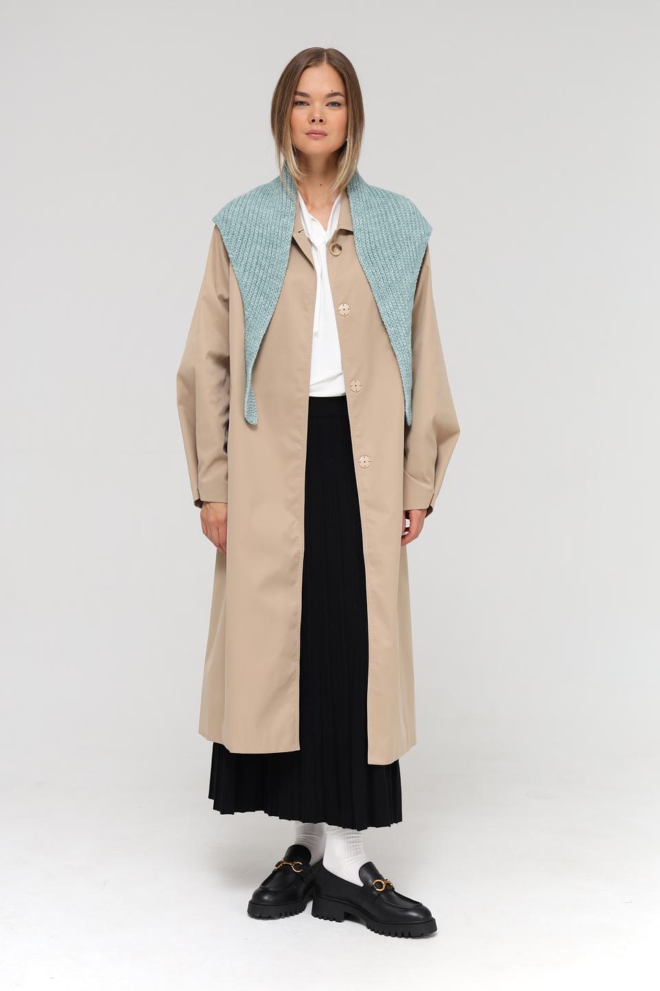 Шарф Adel вязаный мятный