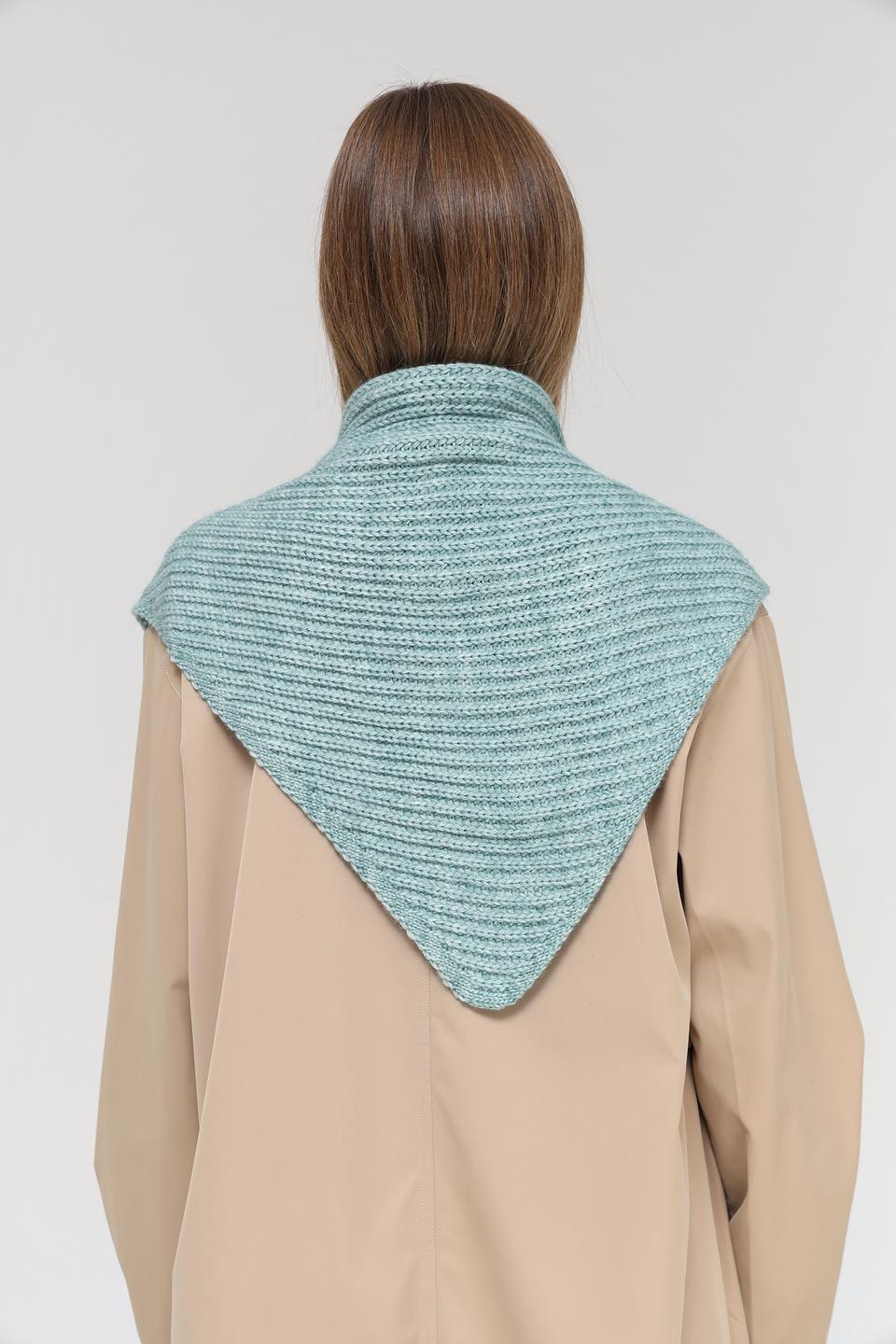 Шарф Adel вязаный мятный