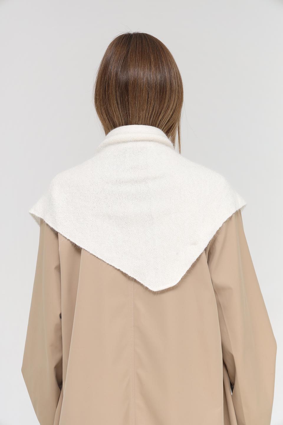 Шарф Adel вязаный кремовый