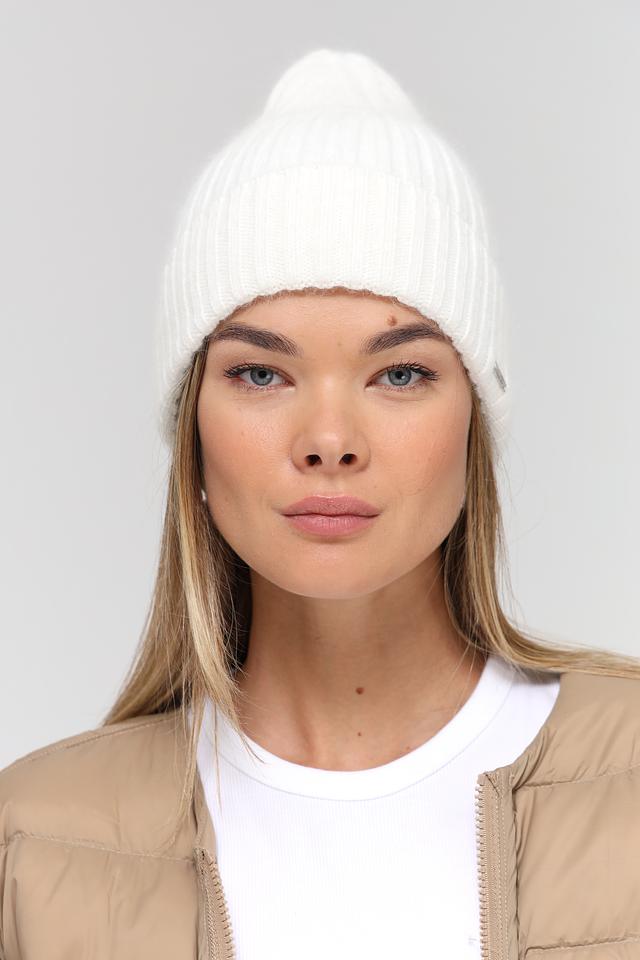 Шапка Marhatter вязаная белая