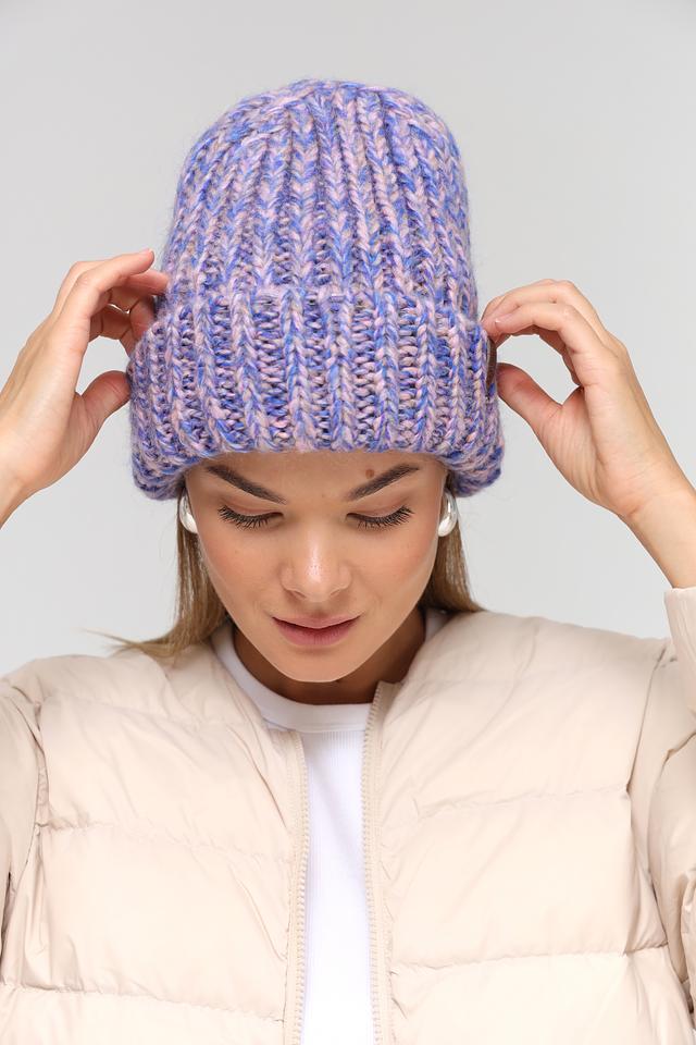 Шапка Marhatter вязаная лавандовая
