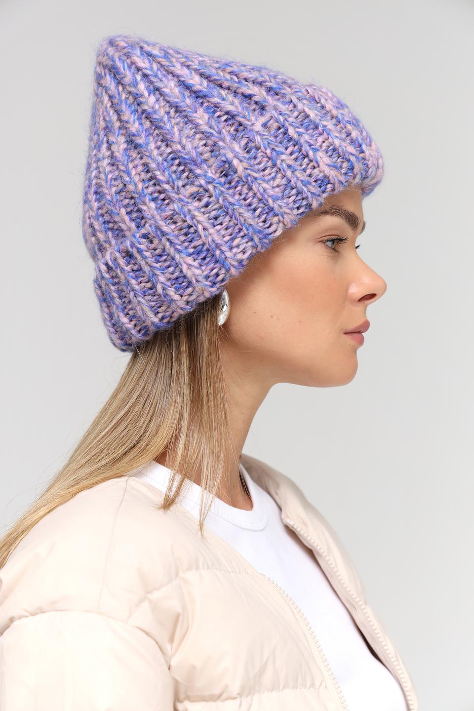Шапка Marhatter вязаная лавандовая