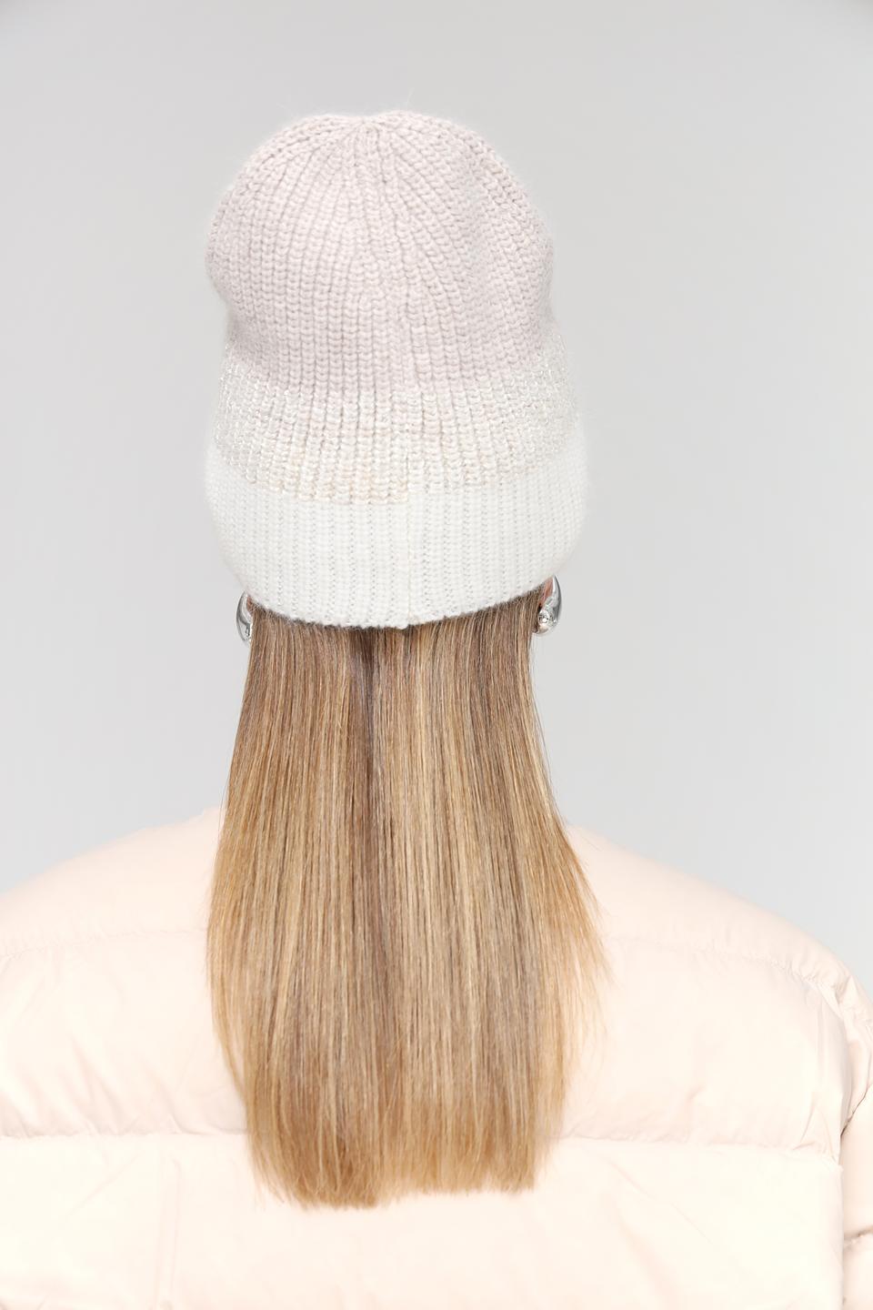 Шапка Marhatter вязаная белая