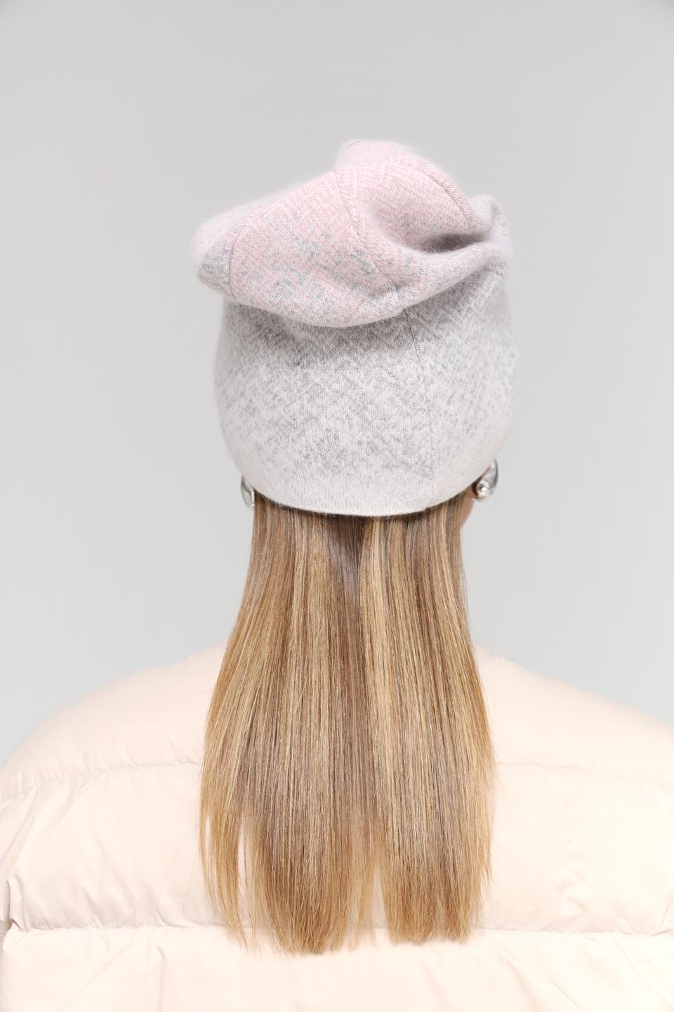 Шапка Marhatter женская пудровая