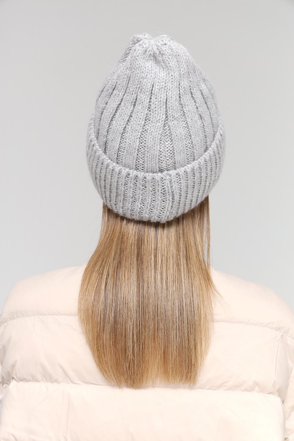 Шапка Marhatter вязаная серая