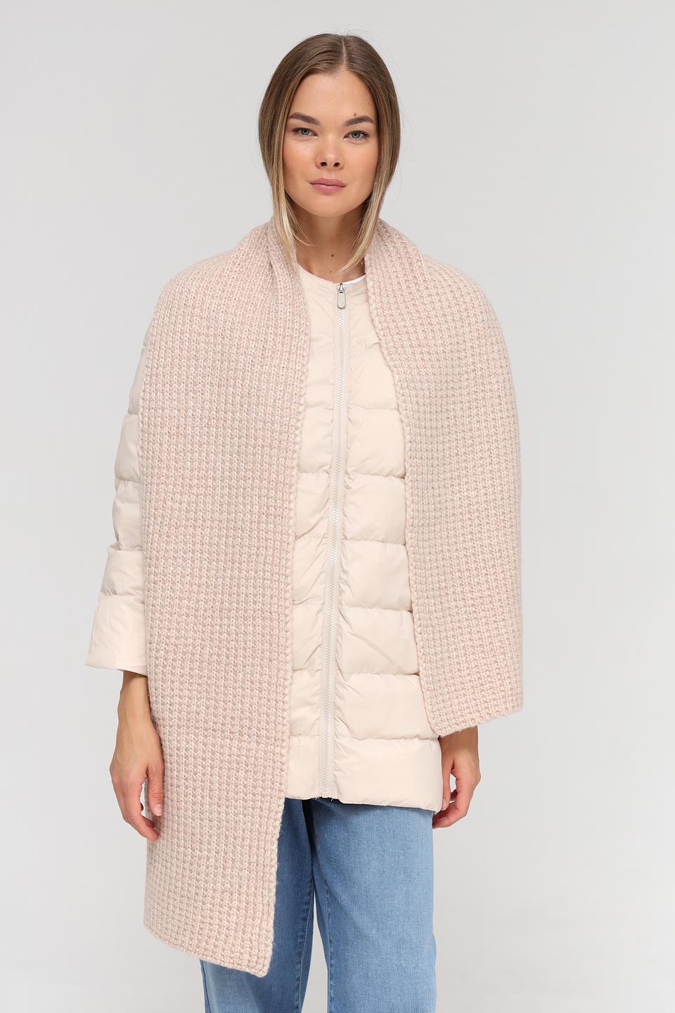 Шарф Marhatter вязаный бежевый