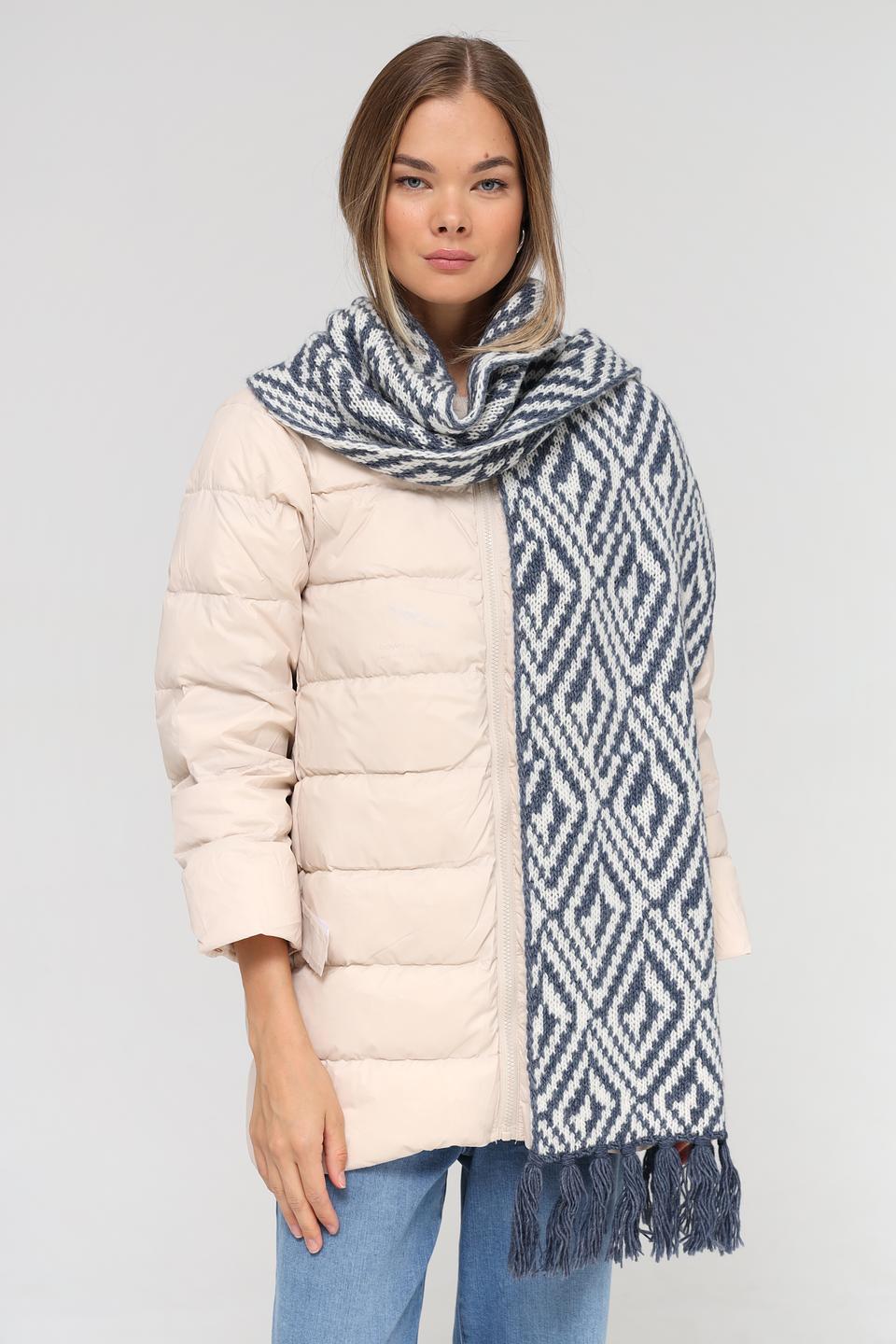 Шарф Marhatter с геометрическим узором